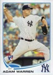 Adam Warren #469 Baseball Cards 2013 Topps Prices