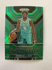 Mark Williams [Green] #24 Basketball Cards 2022 Panini Prizm Emergent Prices