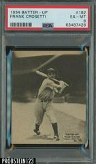 Frank Crosetti #182 Baseball Cards 1934 Batter Up Prices