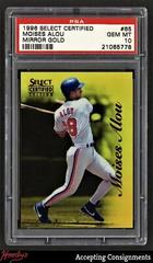 Moises Alou [Mirror Gold] #65 Baseball Cards 1996 Select Certified Prices