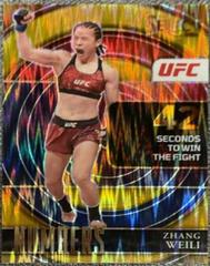 Zhang Weili [Gold Flash] Ufc Cards 2022 Panini Select UFC Numbers Prices