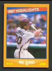 Mike Schmidt Baseball Cards 1988 Score Glossy Prices