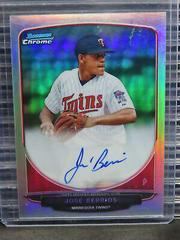 Jose Berrios [Refractor] Baseball Cards 2013 Bowman Chrome Prospect Autograph Prices