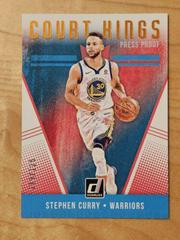Stephen Curry [Press Proof Red] #21 Basketball Cards 2018 Panini Donruss Court Kings Prices