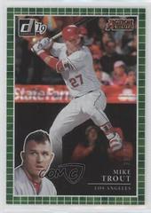 Mike Trout [Green] #AA3 Baseball Cards 2019 Panini Donruss Action All Stars Prices