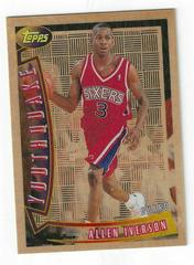 Allen Iverson Basketball Cards 1996 Topps Youthquake Prices
