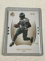 Brian Westbrook [Gold] Football Cards 2007 SP Authentic Prices