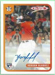 Yordan Alvarez [Autograph] #2-A Baseball Cards 2020 Topps Total Prices