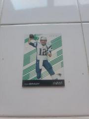 Tom Brady [White Jersey Green] #40 Football Cards 2015 Panini Clear Vision Prices