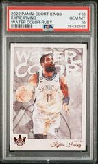 Kyrie Irving [Ruby] #10 Basketball Cards 2022 Panini Court Kings Water Color Prices