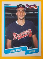 John Smoltz #595 Baseball Cards 1990 Fleer Prices