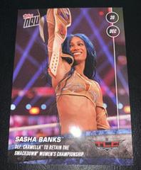 Sasha Banks Wrestling Cards 2020 Topps Now WWE Prices