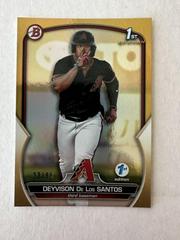 Deyvison De Los Santos [Gold] #BPPF-116 Baseball Cards 2023 Bowman 1st Edition Prices