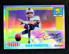 Gino Torretta [Chrome Refractor] #A-GT Football Cards 2005 Topps All American Autograph Prices
