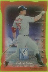 Mark McGwire [Aspirations] #130 Baseball Cards 1998 Donruss Elite Prices