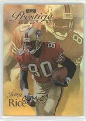 Jerry Rice [Spectrum Gold] Football Cards 1999 Playoff Prestige Ssd Prices