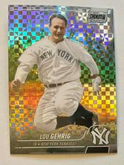 Lou Gehrig [Xfractor] #4 Baseball Cards 2022 Stadium Club Chrome Prices