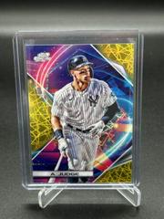 Aaron Judge [Gold Interstellar] #99 Baseball Cards 2022 Topps Cosmic Chrome Prices
