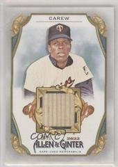 Rod Carew #AGRB-RC Baseball Cards 2022 Topps Allen & Ginter Relics B Prices