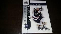 Dany Heatley [SP Limited Gold] Hockey Cards 2001 SP Authentic Prices