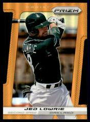 Jed Lowrie [Orange Die Cut] Baseball Cards 2013 Panini Prizm Prices