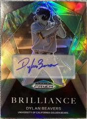 Dylan Beavers [Autograph Silver] #BR-DB Baseball Cards 2022 Panini Prizm Draft Picks Brilliance Prices