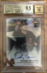 Dansby Swanson [Refractor] #DS Baseball Cards 2015 Bowman's Best of Autographs Prices