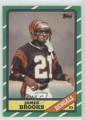 James Brooks Football Cards 1986 Topps Prices
