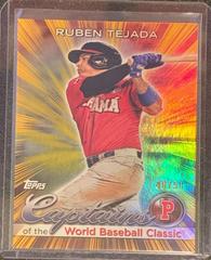Ruben Tejada [Gold Rainbow] #CC-17 Baseball Cards 2023 Topps World Captains of the Classic Prices