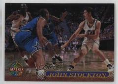 John Stockton [Matrix] #32 Basketball Cards 1996 Stadium Club Prices