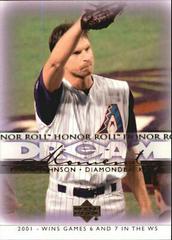 Randy Johnson Baseball Cards 2002 Upper Deck Honor Roll Prices