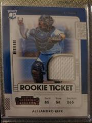 Alejandro kirk #RTJ-AL Baseball Cards 2021 Panini Contenders Rookie Ticket Jersey Prices