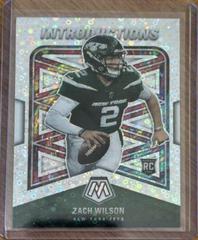 Zach Wilson [No Huddle Silver] #I-2 Football Cards 2021 Panini Mosaic Introductions Prices