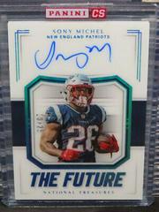 Sony Michel Football Cards 2018 National Treasures The Future Prices