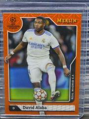 David Alaba [Orange Mojo] Soccer Cards 2021 Topps Merlin Chrome UEFA Prices