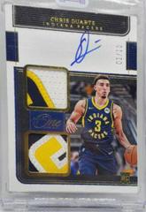 Chris Duarte [Gold] #RJ-CDT Basketball Cards 2021 Panini One and One Rookie Jersey Autographs Prices