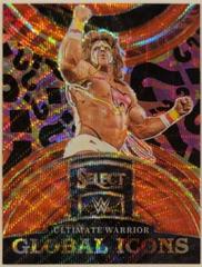 Ultimate Warrior [Red Wave] #27 Wrestling Cards 2023 Panini Select WWE Global Icons Prices