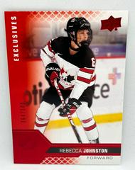 Rebecca Johnston [Exclusives] Hockey Cards 2022 Upper Deck Team Canada Juniors Prices
