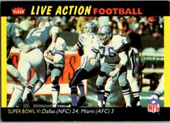 Super Bowl VI [Dallas vs. Miami] #70 Football Cards 1987 Fleer Team Action Prices