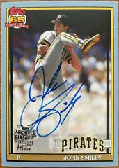 John Smiley [Light Blue] Baseball Cards 2017 Topps Archives Fan Favorites Autographs Prices