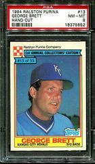 George Brett Baseball Cards 1984 Ralston Purina Prices