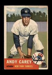 Andy Carey Baseball Cards 1953 Topps Prices