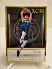 Luka Doncic [Metal Frame FOTL] #206 Basketball Cards 2022 Panini Noir Prices