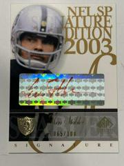 Ken Stabler [Red] #KS Football Cards 2003 SP Signature Signature Edition Prices