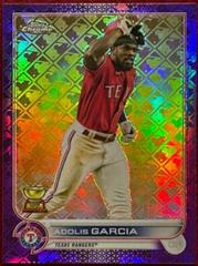 Adolis Garcia [Purple] #96 Baseball Cards 2022 Topps Chrome Logofractor Prices