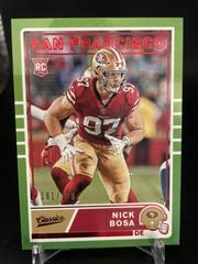 Nick Bosa [Red] #C-11 Football Cards 2019 Panini Chronicles Classics Prices