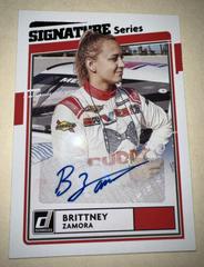 Brittney Zamora #SS-BZ Racing Cards 2021 Panini Donruss Nascar Signature Series Prices