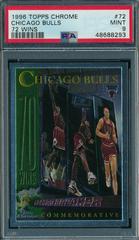 Chicago Bulls #72 Basketball Cards 1996 Topps Chrome Prices