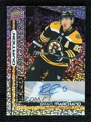 Brad Marchand [Autograph] Hockey Cards 2021 Upper Deck Ovation Lead Performers Prices