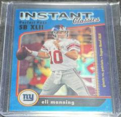Eli Manning [Blue] #IC-2 Football Cards 2022 Panini Classics Instant Prices